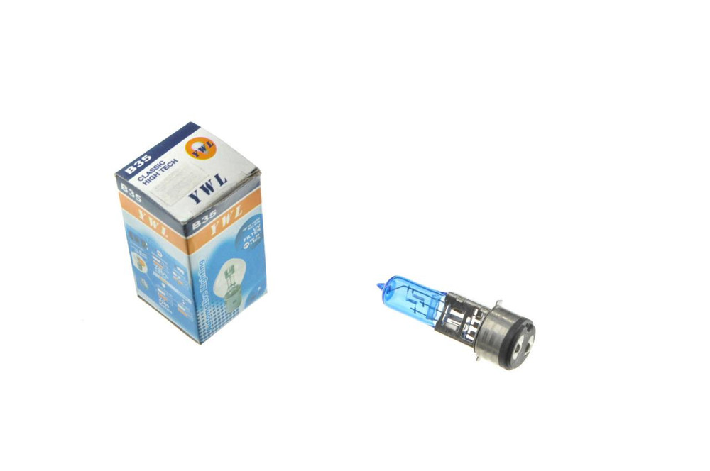 Лампа BA20D (2 вуса) 12V 50W/50W (супер біла) Мукачево - фото 1