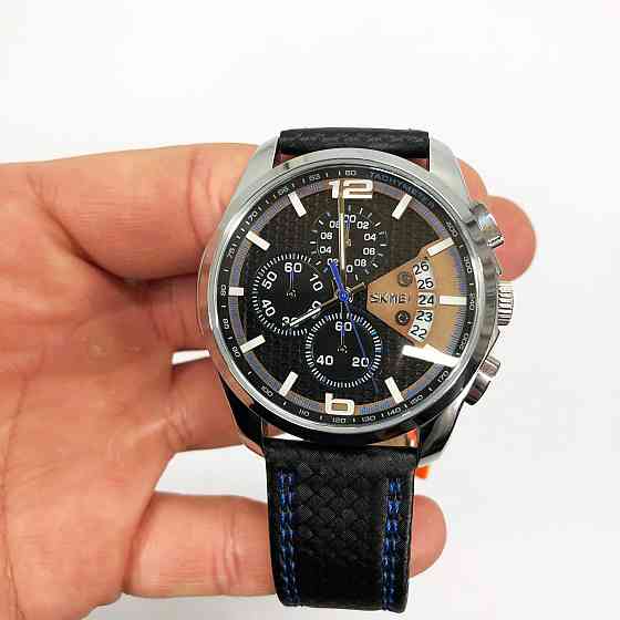 Наручний чоловічий годинник SKMEI 9106BU, Годинник кварцовий чоловічий Кварцові BG-44 Львів