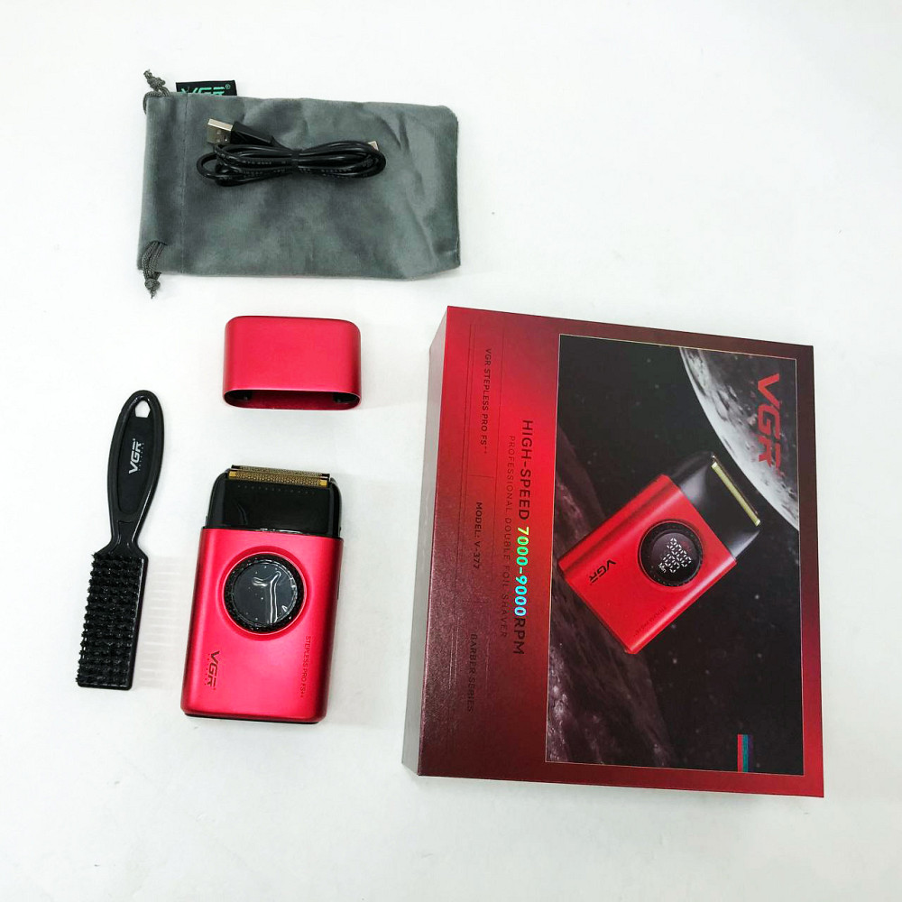 Бритва портативна акумуляторна VGR, Електробритва для ідеального гоління, Електробритва-шейвер чоловіча OQ-98 Львів - фото 11