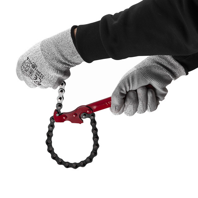 Знімач масляного фільтра INTERTOOL HT-7203, Ø 120 мм - ланцюговий знімач для СТО Львів - фото 2