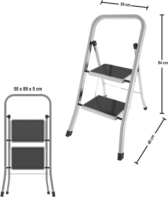 Лестница Colombo Factotum Alu 2 ступени (G110AT2W) Киев - изображение 5