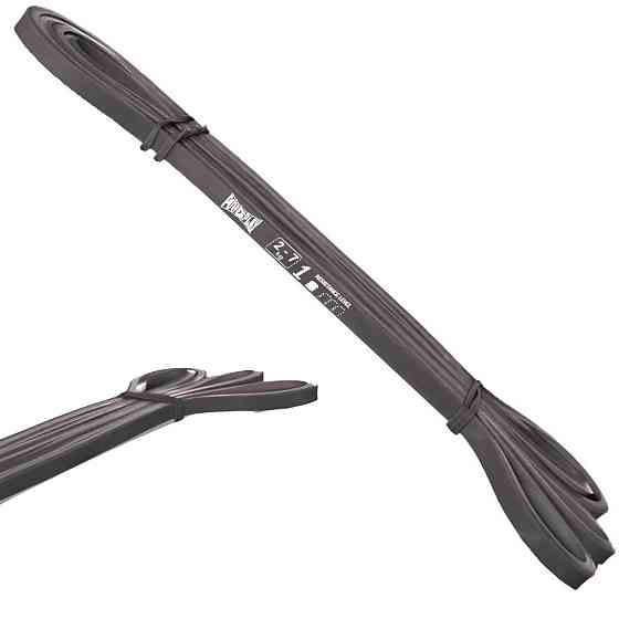 Еспандер-петля (гумка для фітнесу і кроссфіту) PowerPlay 4116 Double Colors Чорно/Сіра (2-7 кг) Київ