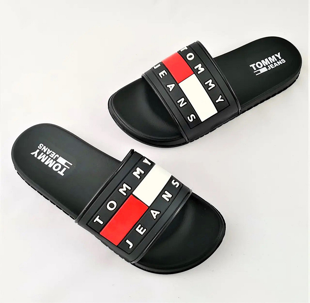 Шлёпанцы Тапочки Сланцы Чёрные Мужские Пляжные (размеры: 41) Днепр - изображение 7