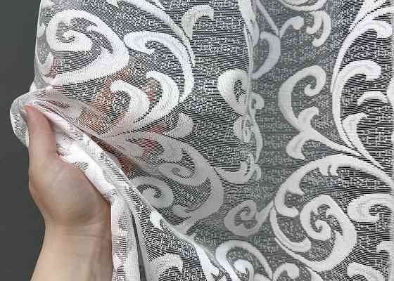 Тюль VR-Textil 795т Жакард Белый 250х120 см (42-1052) Киев