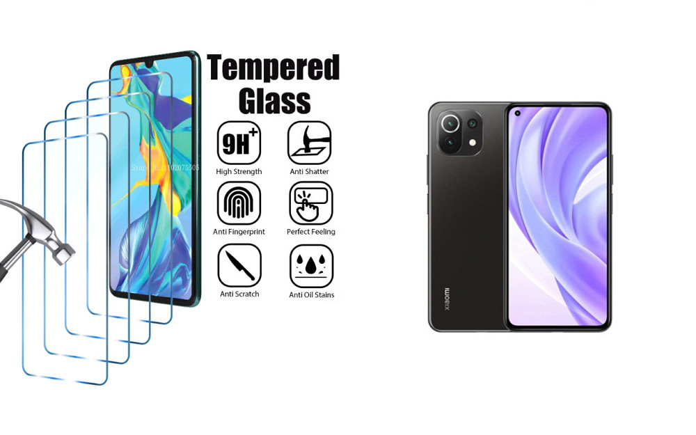 Захисне скло ArmorGlass для Xiaomi Mi 11 Lite – стійке до подряпин та ударів Київ - фото 1