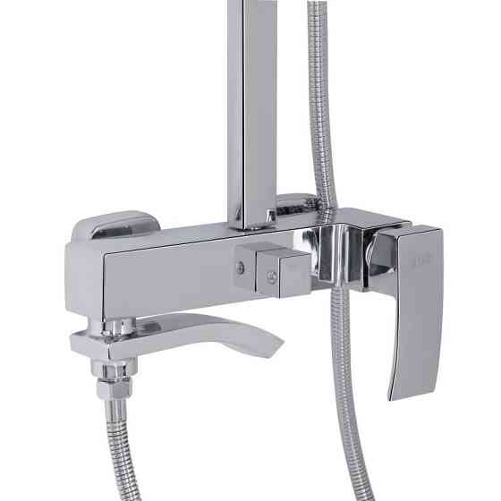 Душевая система из латуни Qtap Swan Cascada на три потребителя (с изливом) QTSWA111CRM45566 Chrome Харьков