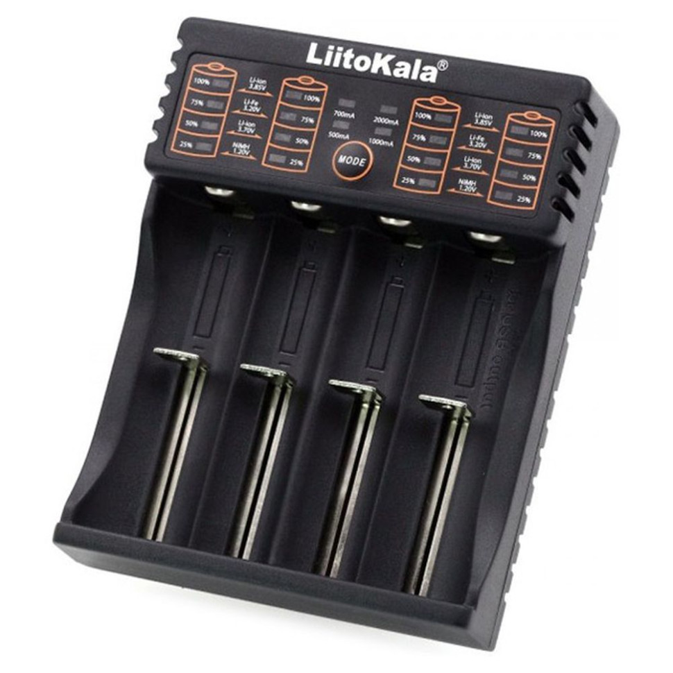 Зарядний пристрій Liitokala Lii-402, Ni-Mh/Li-ion/Li-Fe/LiFePO4, USB, Powerbank, LED, Box Киев - изображение 1