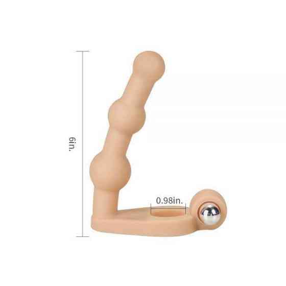 Насадка анальная The Ultra Soft Bead 6'' Sex Aura Киев