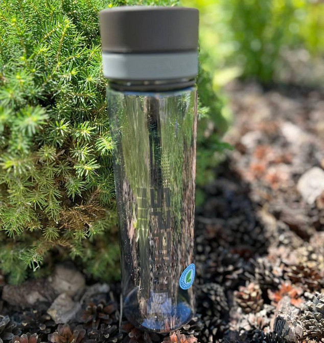 Пляшка для води CASNO 1000 мл KXN-1111 Сіра Кам'янське - фото 2