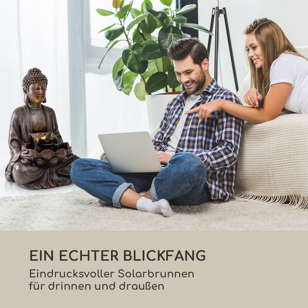 Сонячний фонтан Dharma LED 48 x 72 x 41 см (ШxВxГ) полірезин (Німеччина, читати опис) Рівне - фото 3