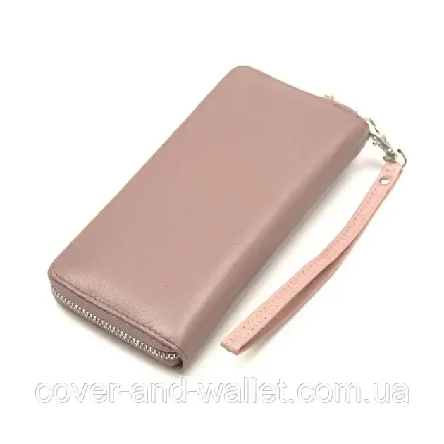 Женский пудровый кошелёк клатч на молнии из натуральной кожи Marco Coverna MC-7002-6 Киев - изображение 8