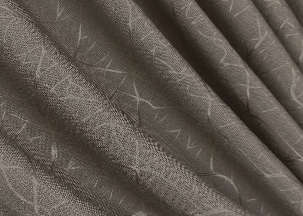 Комплект готових штор VR-Textil Льон Савана № 631ш Какао 150х270 см 2 шт (30-387) Київ - фото 14