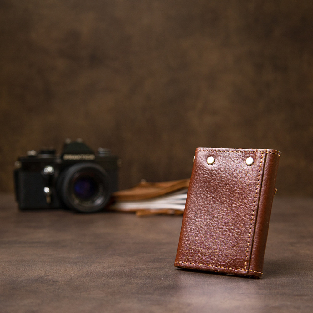 Ключниця з натуральної шкіри GRANDE PELLE 11394 Коричневий Київ - фото 10