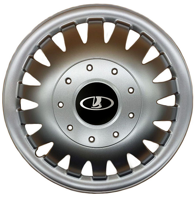 Автомобільні модельні ковпаки R15 Lada 320 4шт, SJS, сріблясті Вінниця - фото 1