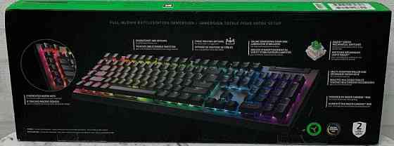 Клавіатура Razer BlackWidow V4 X Green Switch Гравіювання ENG/UA Київ