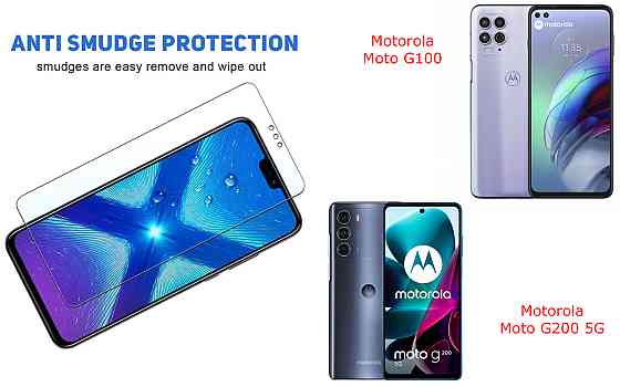 Защитное стекло NeoGlass для Motorola Moto G100, Moto G200 5G – ультрапрозрачное и устойчивое Киев