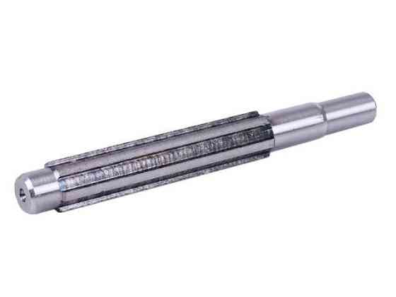 Вал привода переходного редуктора , L-203 мм Z-6 (12 колесо) Мукачево