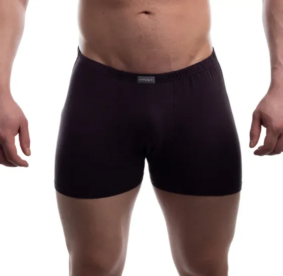 Труси чоловічі шорти однотонні з бавовни. Колір Шоколад Atlet 950106 54 Київ