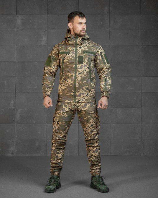 Тактический костюм софтшел BANDIT пиксель ВТ7960 Одесса - изображение 11