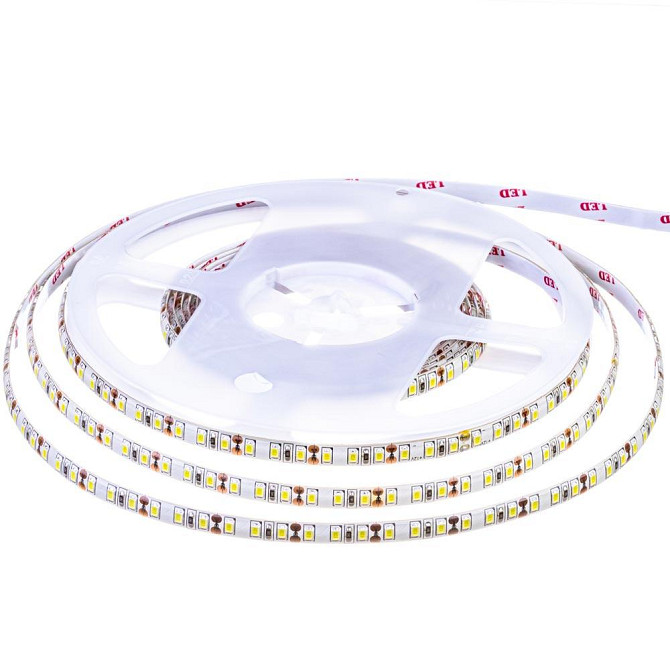 Світлодіодна стрічка біла нейтральна 12 V AVT New smd3528 120 LED/м IP20 (4000-4500 К) 5 метрів Полтава - фото 1