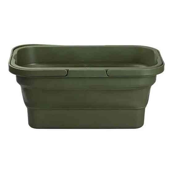 Lugi Складний кошик для пікніка з кришкою-столиком 44.8х26х14 см Зелений SJ-0120GR Коломыя