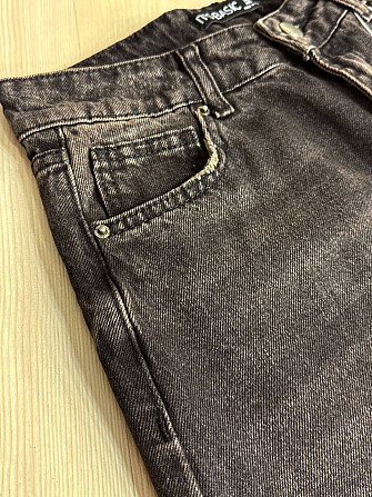 Джинси жіночі Its Basic 2478-2 straight fit прямі коричневі, чорно-коричневі, 38, 38, 69 см, 103 см Київ - фото 4