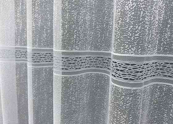 Тюль жакард, колекція "Bari" колір білий 1549т Київ
