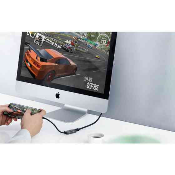 Перехідник USB 2.0 Type-C --> Mini DP 4K@60Hz 10 См CM236 UGREEN Сірий (60351) Киев