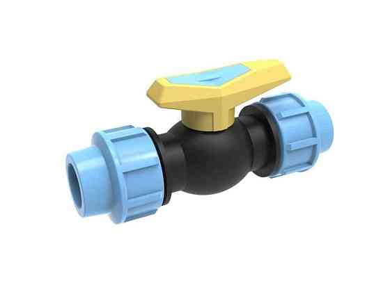 Кран d=63 кульовий (Затискний) ТМ Santehplast Київ
