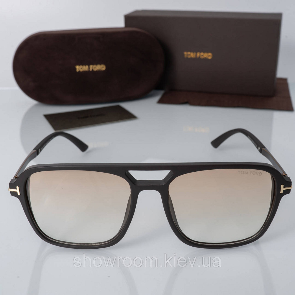 Жіночі окуляри хамелеони Tom Ford (1821 коричневі) фотохромні Київ - фото 3