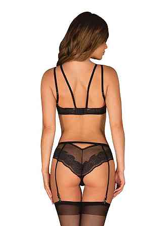 Комплект Obsessive Allastia 2-pcs set black S/M Sex Aura Київ