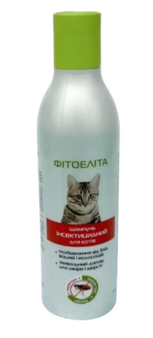 Шампунь інсектицидний Фітоеліта для котів, 220 мл Київ - фото 1
