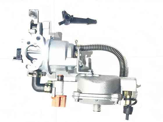 Карбюратор генератора 168F/170F (6,5/7Hp) с газовым редуктором (пропан-бутан) с переключателем ТМ LIBA Киев