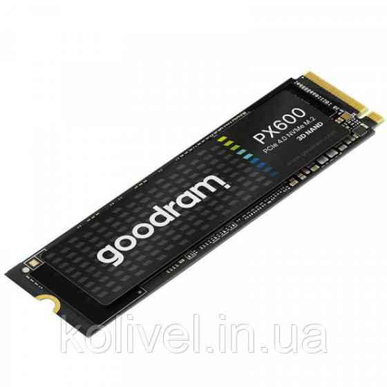 SSD 1Tb GoodRAM PX600 M.2 2280 PCIe NVMe Gen 4x4 3D NAND, Retail (SSDPR-PX600-1K0-80) Киев