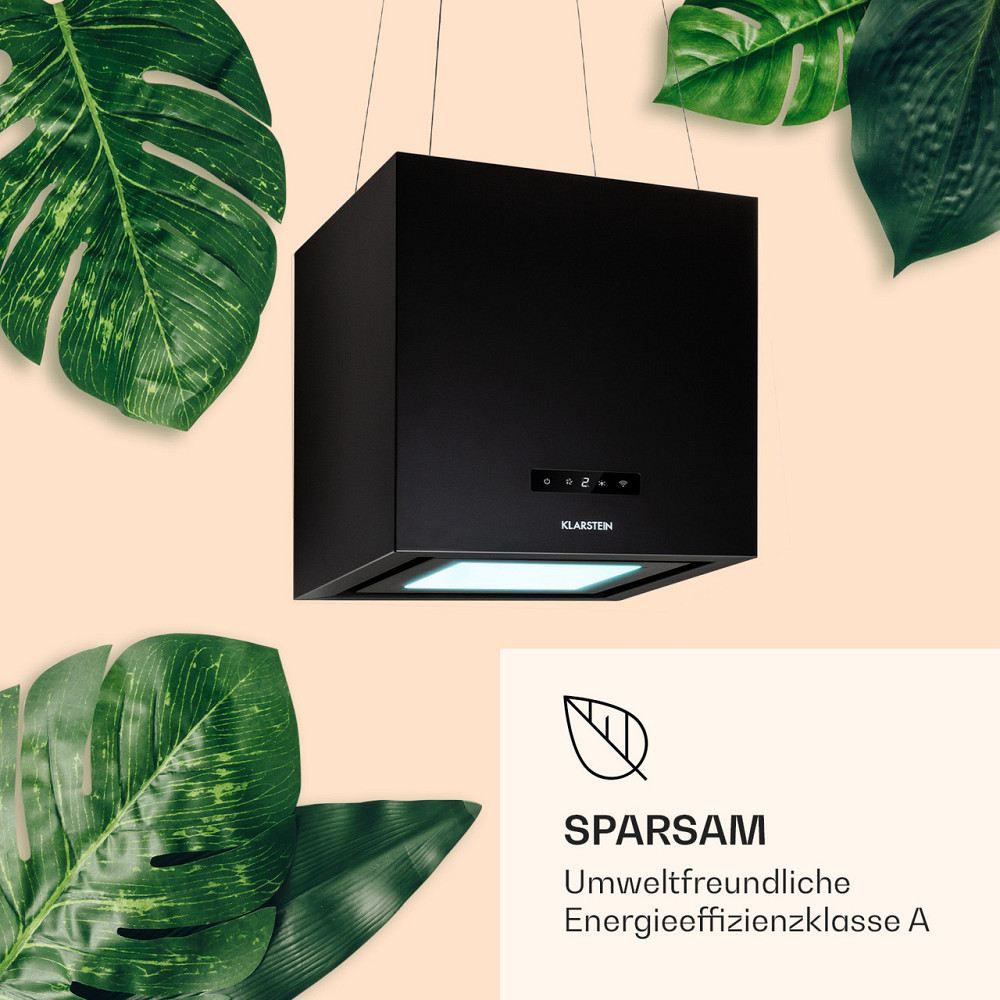 Люстра Розумна острівна витяжка 595 м3/год Керування через застосунок Світлодіодна панель Чорний (Німеччина, Рівне - фото 7