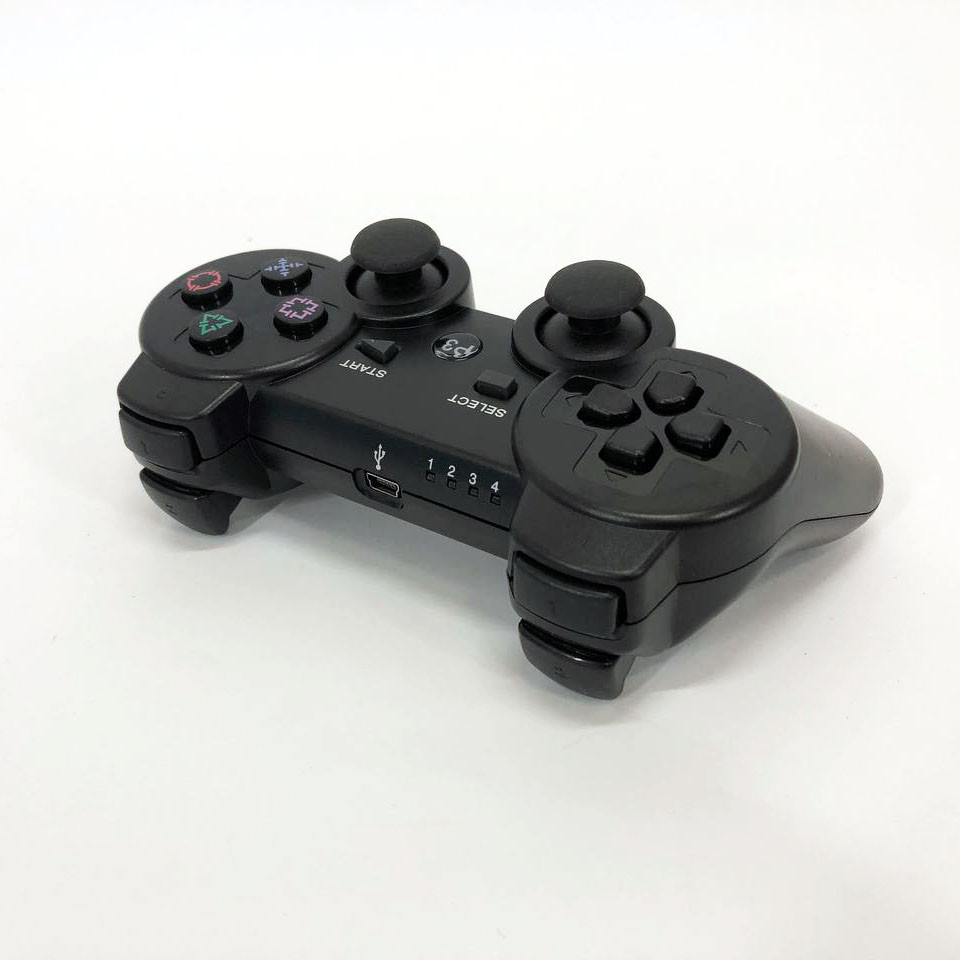 Игровой беспроводной геймпад Doubleshock PS3/PC аккумуляторный джойстик с функцией вибрации. Цвет: черный XZ-69 Львов - изображение 11