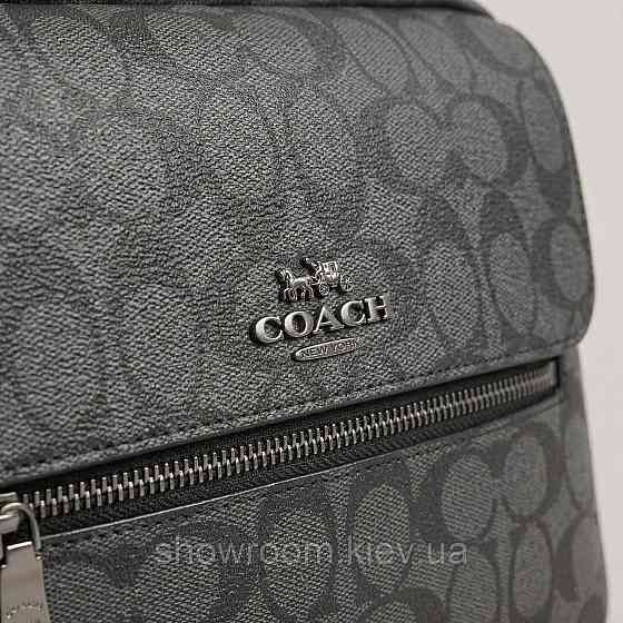 Мужская горизонтальная брендовая сумка Coach (2514) Киев