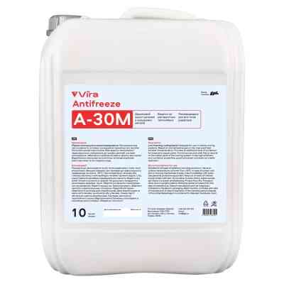 Антифриз VIRA А-30М -30 °С червона 10 кг (VI0072) Винница