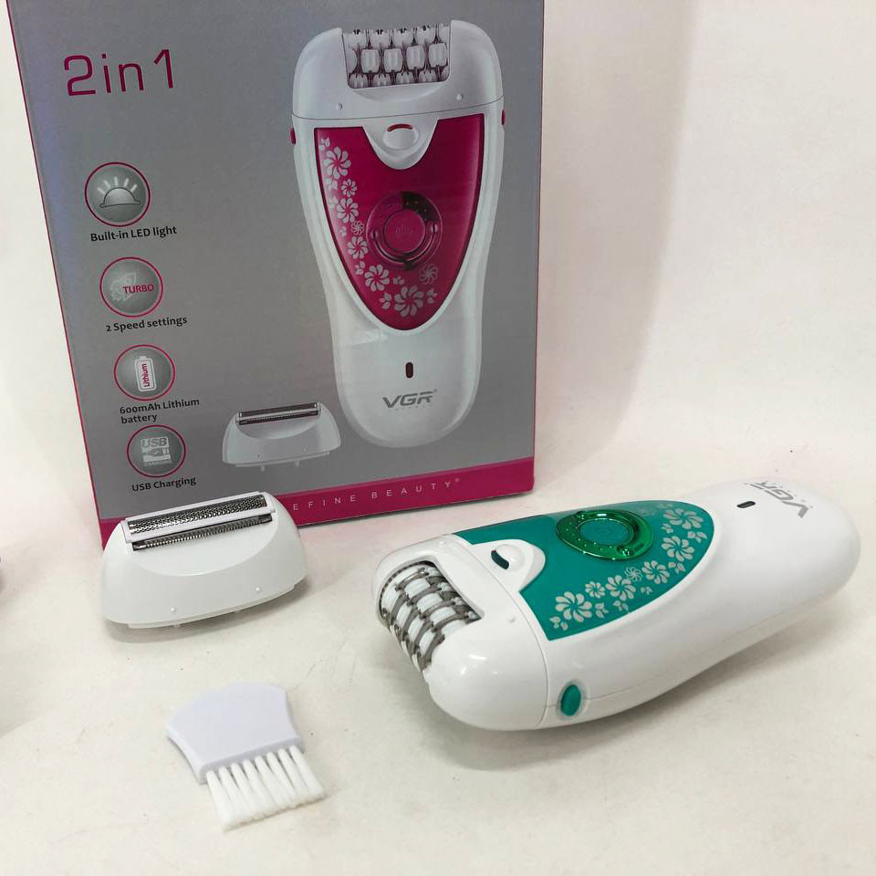 Бритва женская электрическая для тела VGR V-722, Эпилятор пинцет аккумуляторный, Депилятор JG-600 для волос Киев - изображение 3