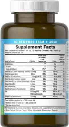 Мультивітаміни для дітей Puritan's Pride Pre-Vites Children's Multivitamin - 100 Chewables Київ