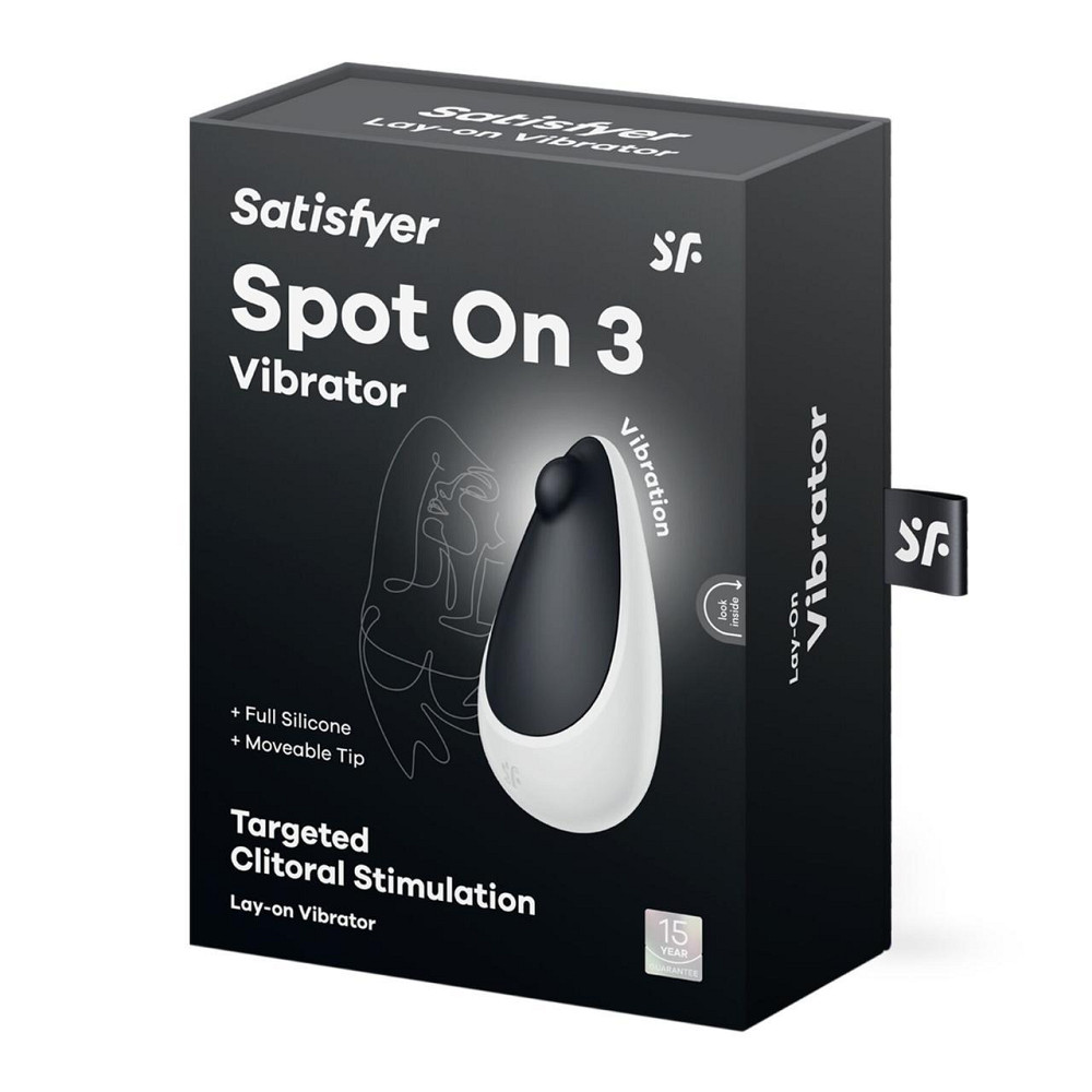 Вібратор Satisfyer Spot On 3 Black, компактний та потужний, 12 режимів Sex Aura Київ - фото 5