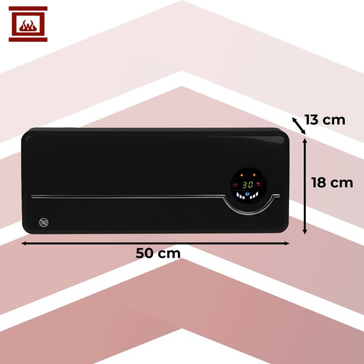 Электрический настенный обогреватель с WiFi и пультом управления Kaminer (26388) Нововолынск - изображение 9