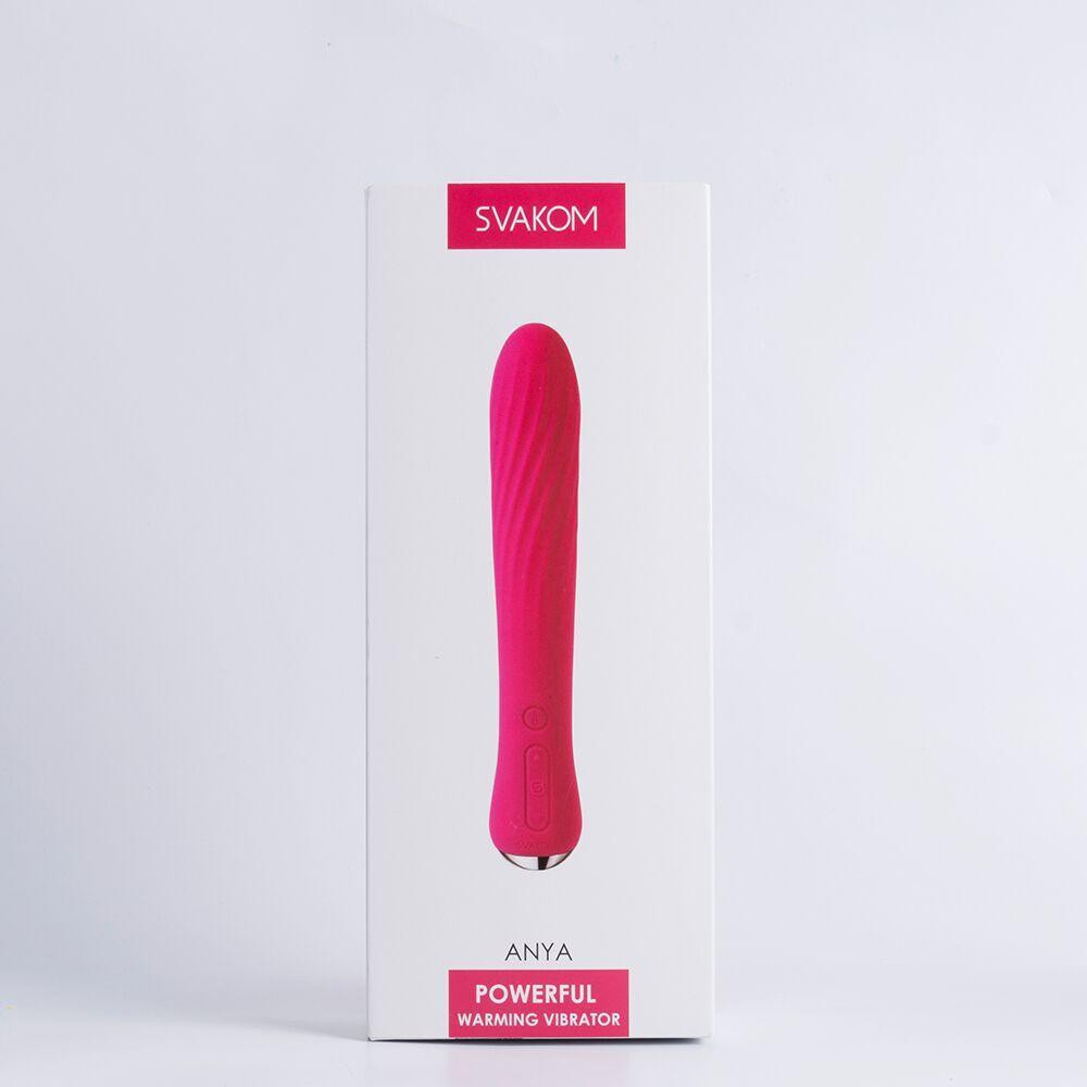 Вібратор із підігрівом Svakom Anya Plum Red Sex Aura Київ - фото 7