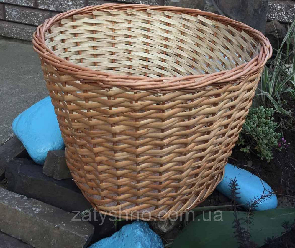 Кошик плетений для квітів із лози Київ - фото 5