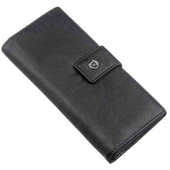 Жіночий гаманець з монетницьою на блискавки Boston 18849 Чорний Київ