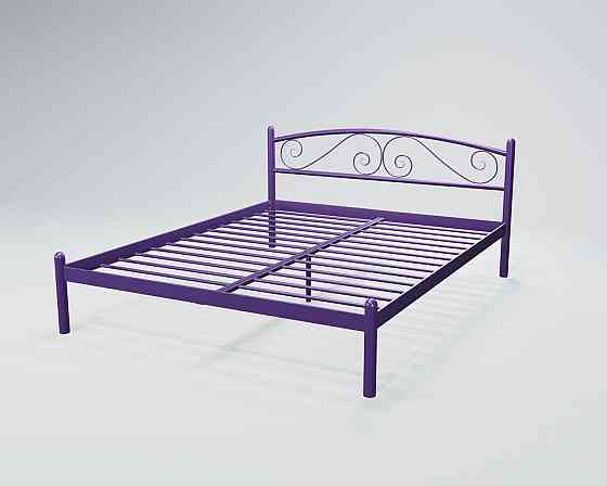 Кровать двухспальная ViolaDesign 120х190 фиолетовый Киев