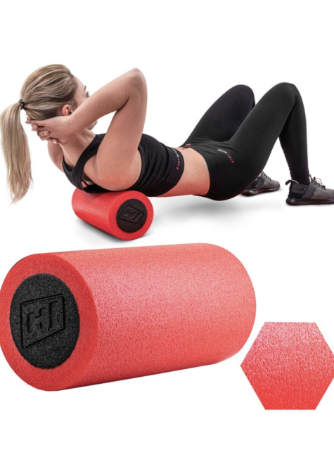 Масажний ролик (валик, роллер) EPE 30см Hop-Sport HS-E030YG червоний Київ - фото 6