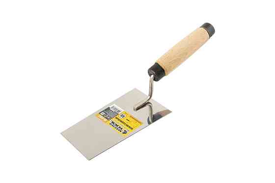 Кельма обробника MASTERTOOL КОУ14 ударна нержавіюча сталь дерев'яна ручка 19-4194 Ровно