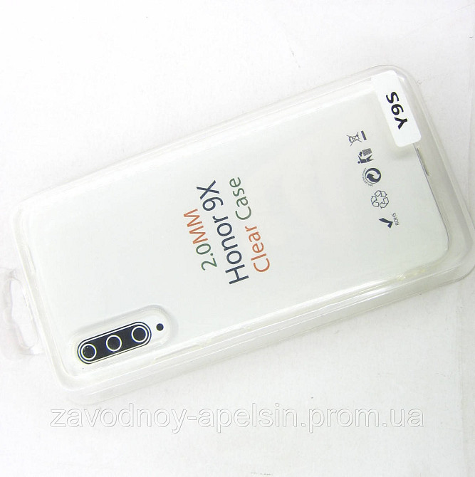 Huawei honor 9X (STK-LX1) Y9s (STK-L21) Прозрачный чехол (без отпечатка) Одесса - изображение 2