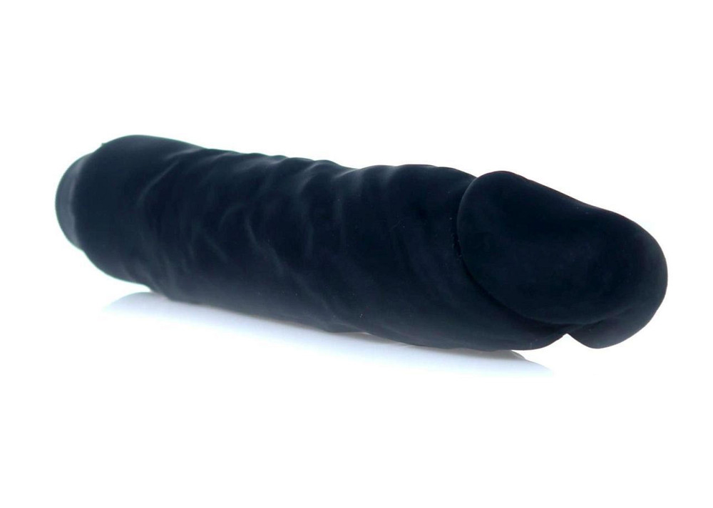 Вібратор - Real Skin Multispeed Black, 22,5 см Sex Aura Київ - фото 5